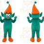Green Elf Mascot Costume for Holiday Events