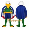 Green Eagle Mascot Costume for School Events Green Eagle Mascot Costume for School Events