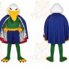 Green Eagle Mascot Costume for School Events