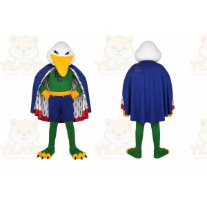Green Eagle Mascot Costume for School Events