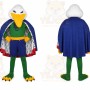 Green Eagle Mascot Costume for School Events