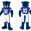 Blue Panther Mascot Costume for Sports Events