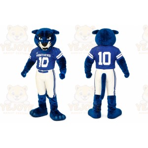 Blue Panther Mascot Costume for Sports Events