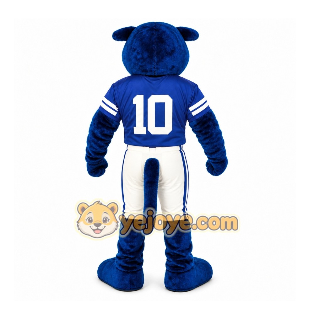 Blue Panther Mascot Costume for Sports Events Blue Panther Mascot Costume for Sports Events