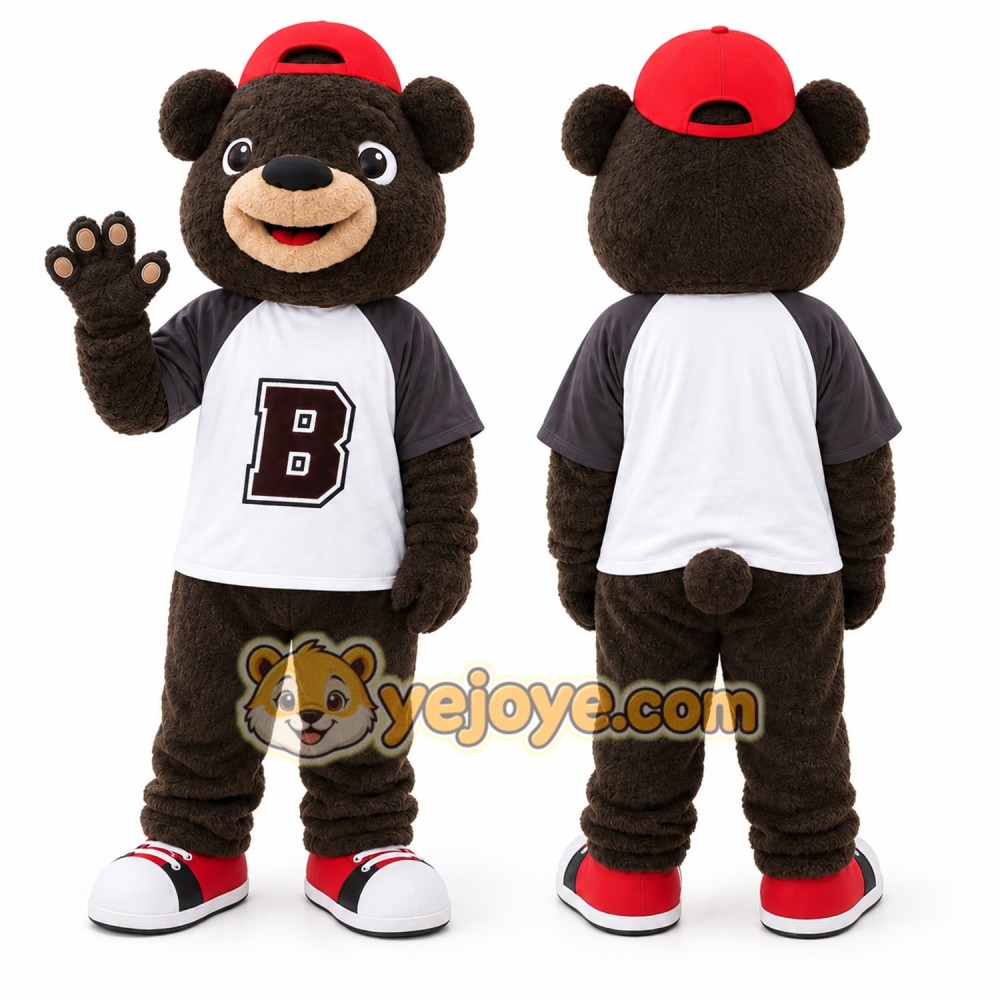 Black Bear Mascot Costume for Sports Events Black Bear Mascot Costume for Sports Events