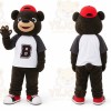 Black Bear Mascot Costume for Sports Events