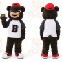 Black Bear Mascot Costume for Sports Events