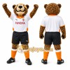 Brown Leopard Mascot Costume for Sports Events Brown Leopard Mascot Costume for Sports Events