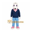 White Mouse Mascot Costume for Children's Events