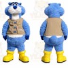 Blue Bear Mascot Costume for Events and Promotions