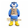 Blue Bear Mascot Costume for Events and Promotions