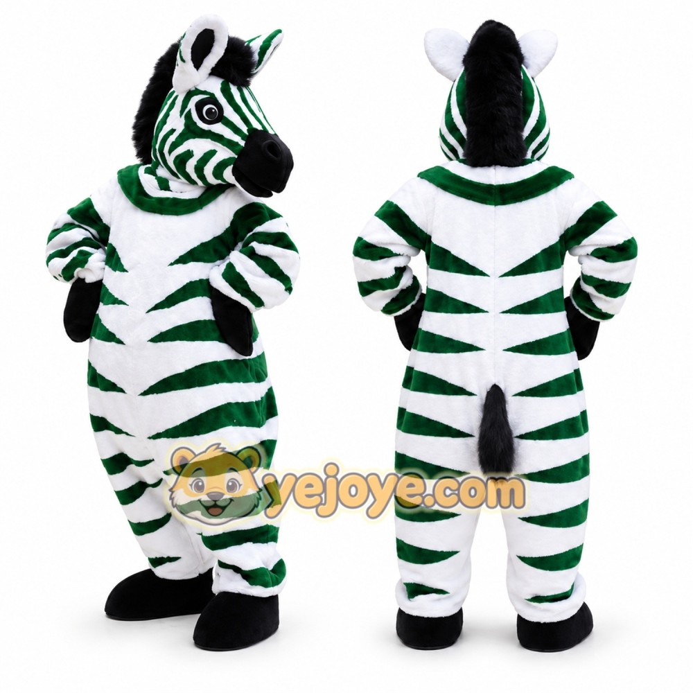 White Zebra Mascot Costume for Events and Promotions White Zebra Mascot Costume for Events and Promotions