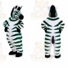 White Zebra Mascot Costume for Events and Promotions