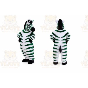 White Zebra Mascot Costume for Events and Promotions