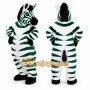 White Zebra Mascot Costume for Events and Promotions