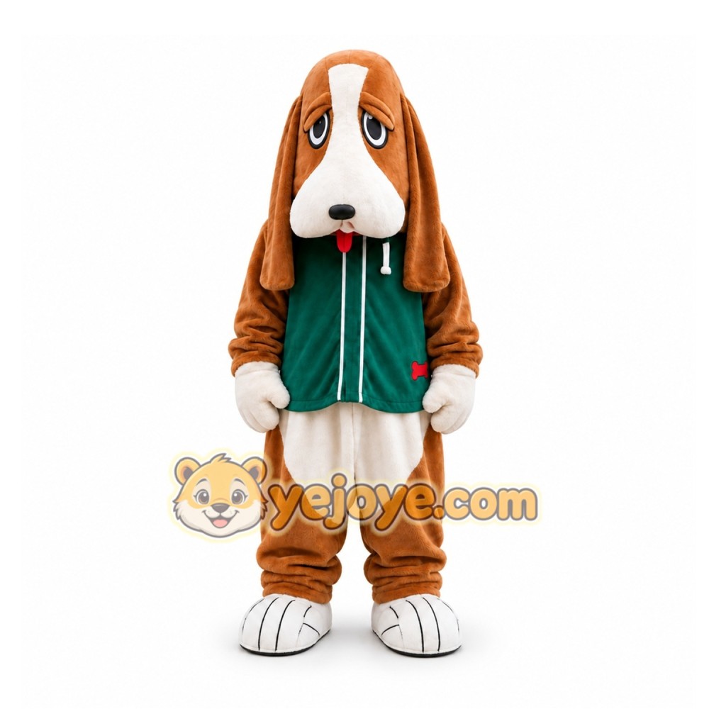 Brown Dog Mascot Costume for Children's Events Brown Dog Mascot Costume for Children's Events