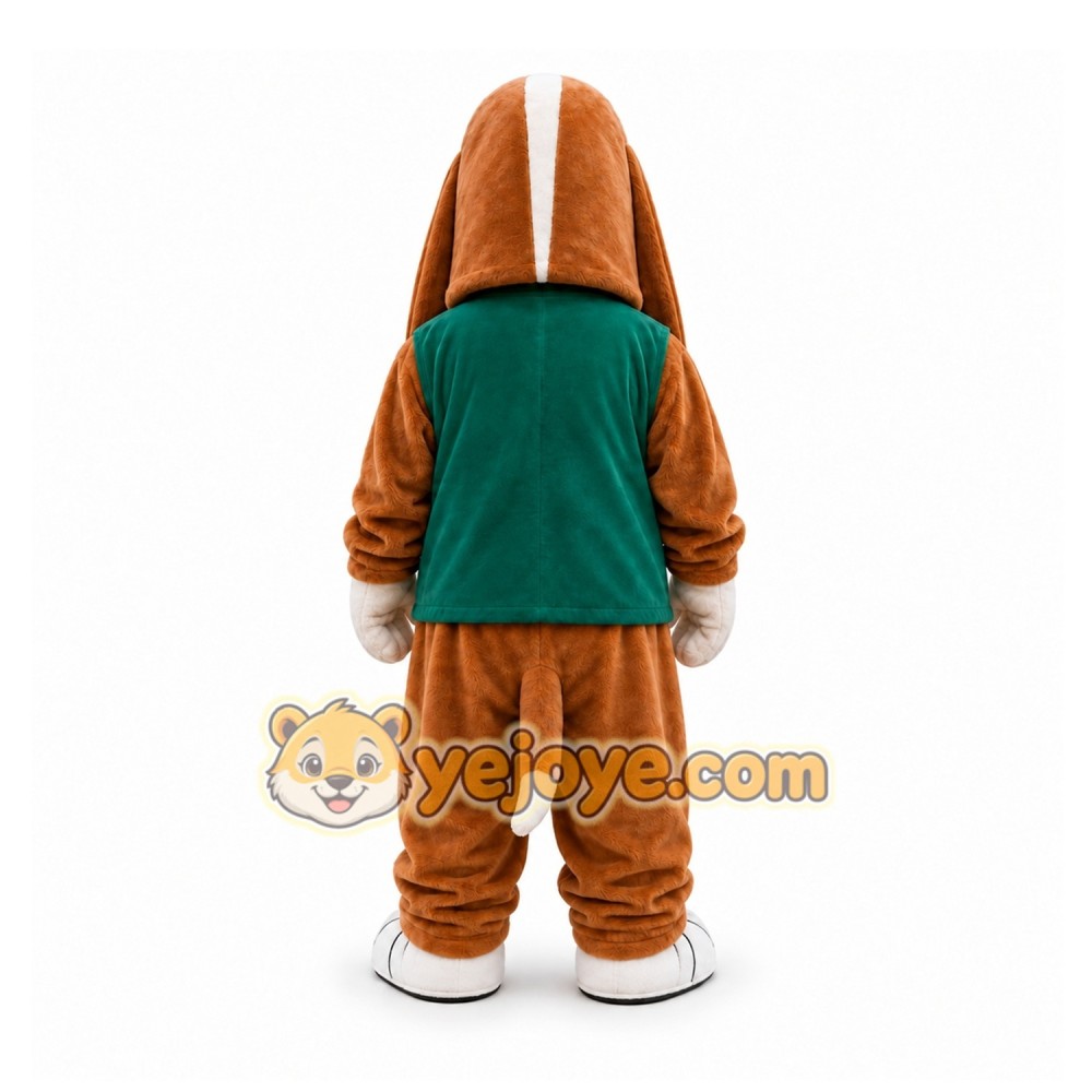 Brown Dog Mascot Costume for Children's Events Brown Dog Mascot Costume for Children's Events