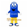 Blue Can Mascot Costume for Corporate Events