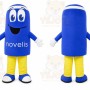 Blue Can Mascot Costume for Corporate Events