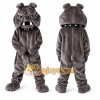 Gray Bulldog Mascot Costume for Events and Promotions