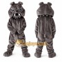 Gray Bulldog Mascot Costume for Events and Promotions