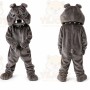 Gray Bulldog Mascot Costume for Events and Promotions
