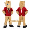Tan Horse Mascot Costume for Sports Events Tan Horse Mascot Costume for Sports Events
