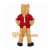 Tan Horse Mascot Costume for Sports Events Tan Horse Mascot Costume for Sports Events