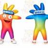 Orange Starfish Mascot Costume for Events and Promotions