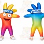 Orange Starfish Mascot Costume for Events and Promotions