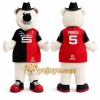 White Polar Bear Mascot Costume for Sports Events White Polar Bear Mascot Costume for Sports Events