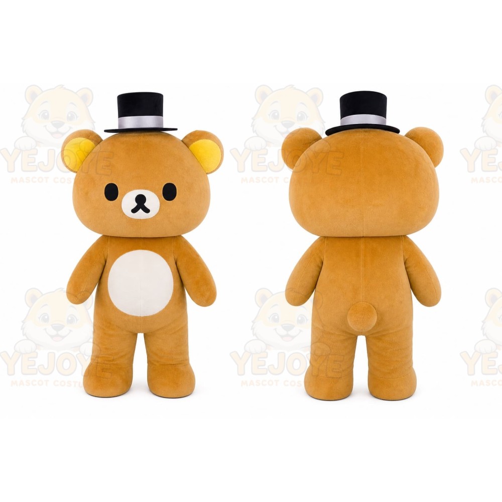 Brown Bear Mascot Costume for Children's Events
