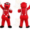 Red Monster Mascot Costume for Events and Promotions