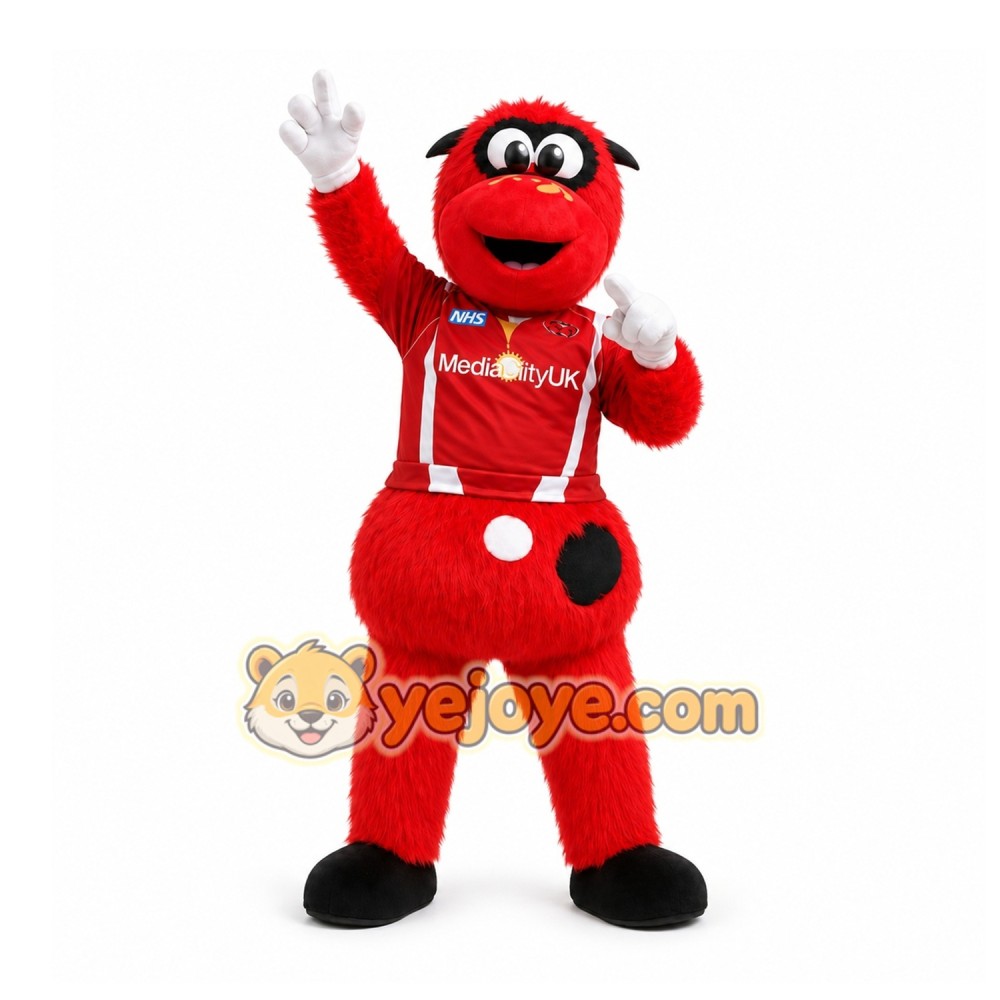 Red Monster Mascot Costume for Events and Promotions