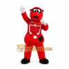 Red Monster Mascot Costume for Events and Promotions