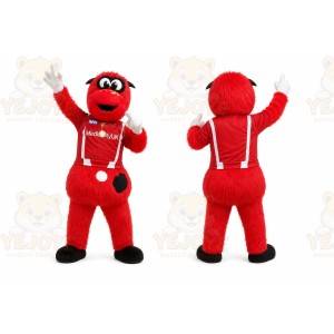Red Monster Mascot Costume for Events and Promotions