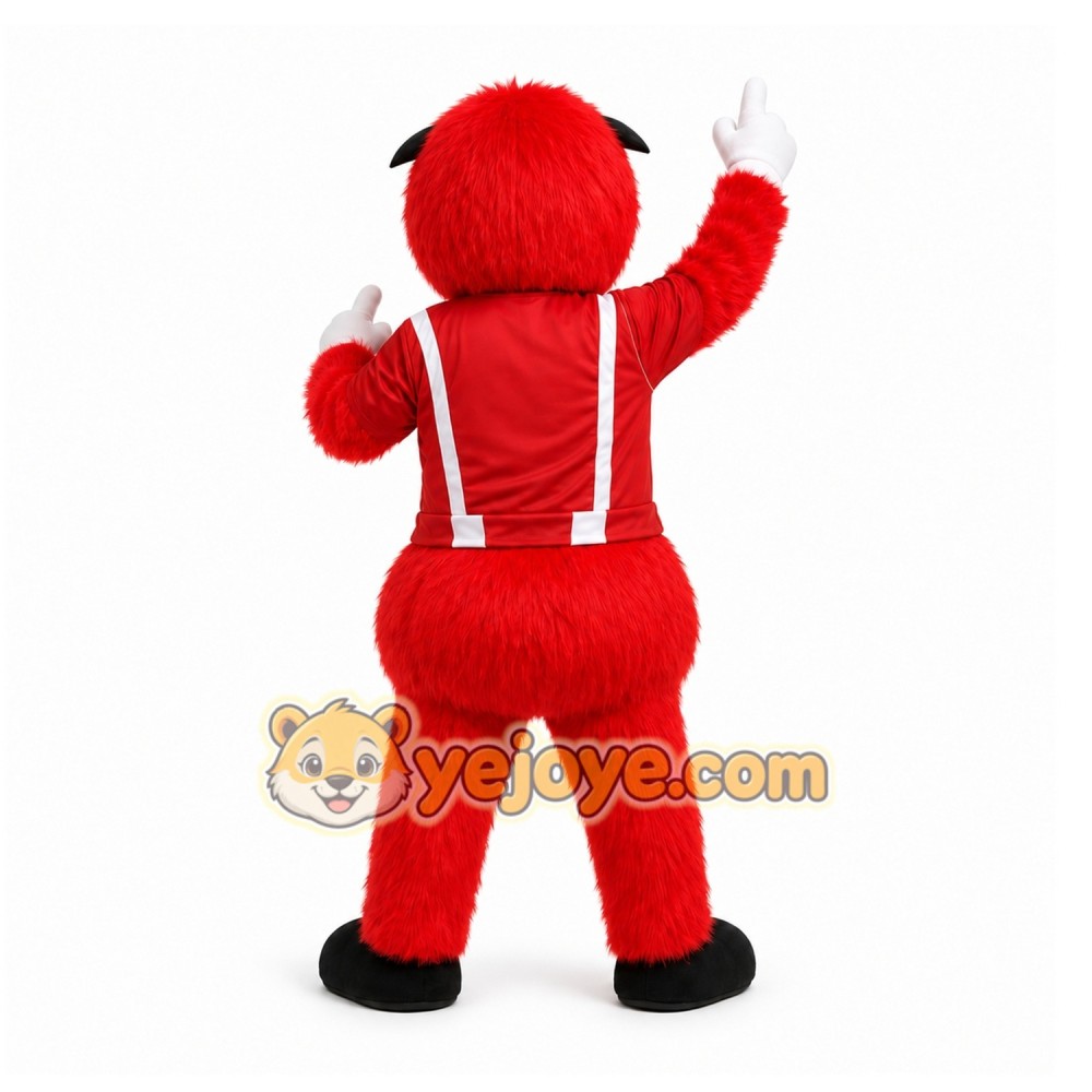 Red Monster Mascot Costume for Events and Promotions