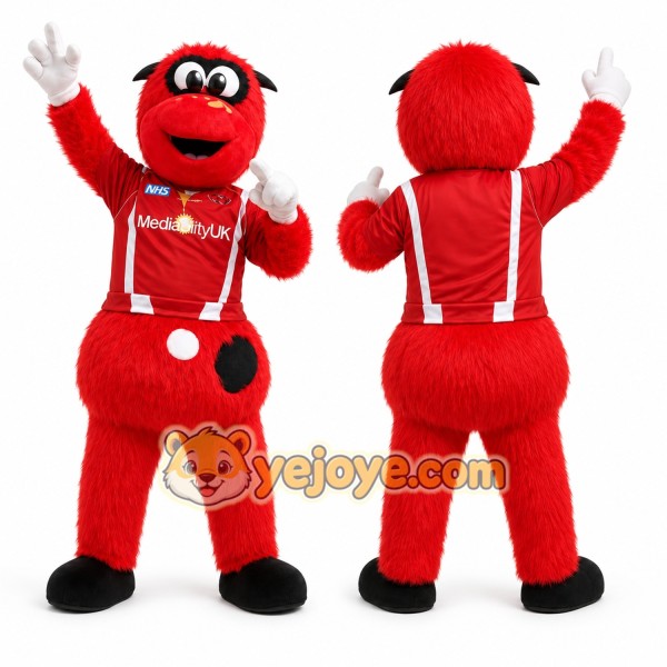 Red Monster Mascot Costume for Events and Promotions