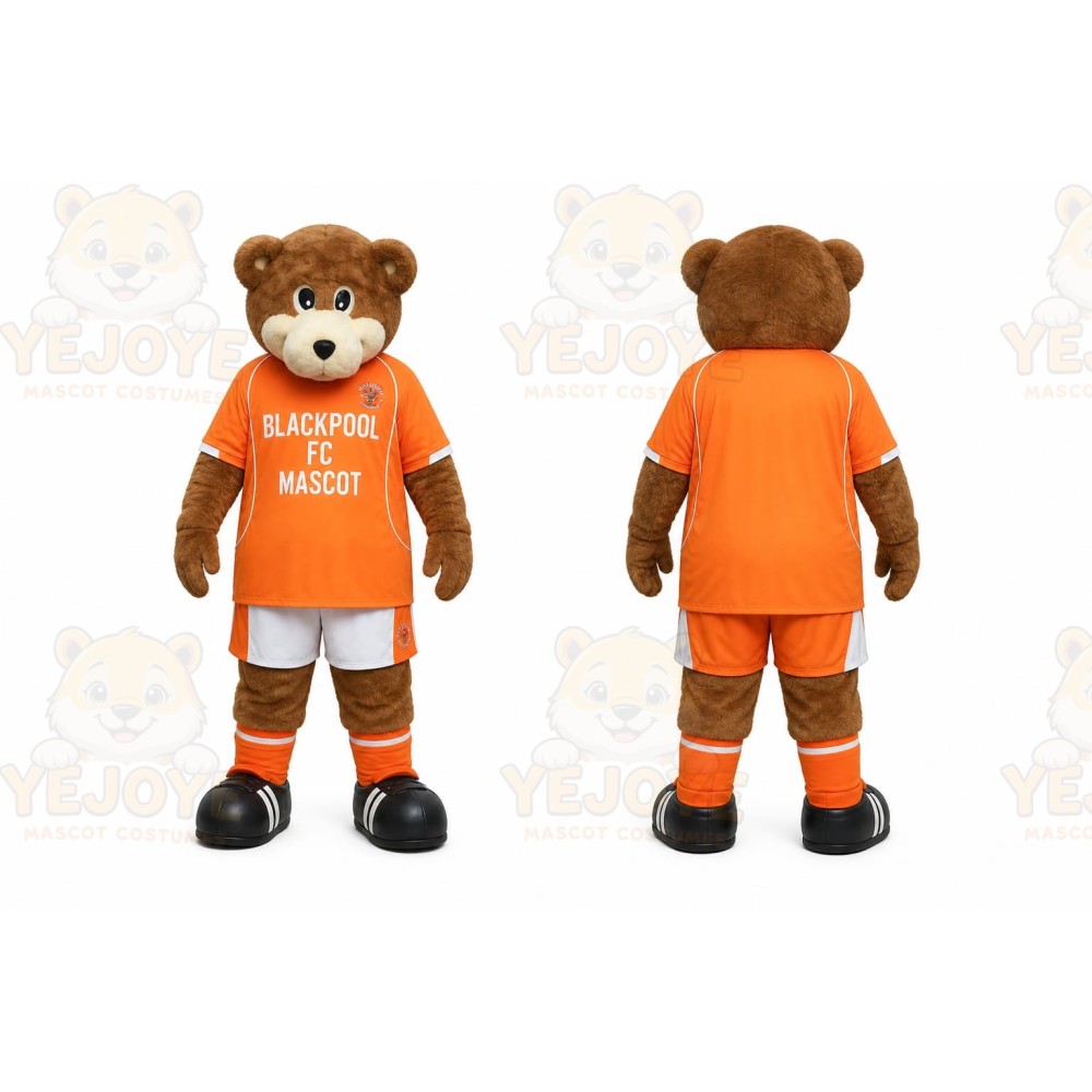 Brown Bear Mascot Costume for Sports Events
