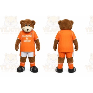 Brown Bear Mascot Costume for Sports Events