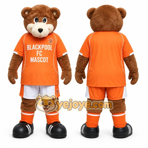 Brown Bear Mascot Costume for Sports Events