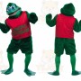 Green Frog Mascot Costume for Events and Promotions