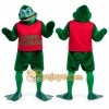 Green Frog Mascot Costume for Events and Promotions