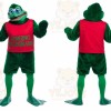 Green Frog Mascot Costume for Events and Promotions