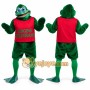 Green Frog Mascot Costume for Events and Promotions