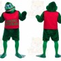 Green Frog Mascot Costume for Events and Promotions