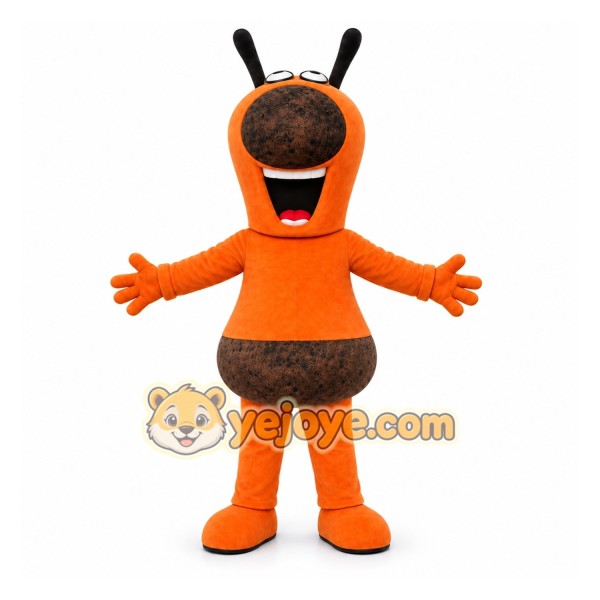 Orange Ant Mascot Costume for Children's Events Orange Ant Mascot Costume for Children's Events