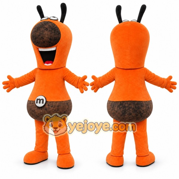 Orange Ant Mascot Costume for Children's Events