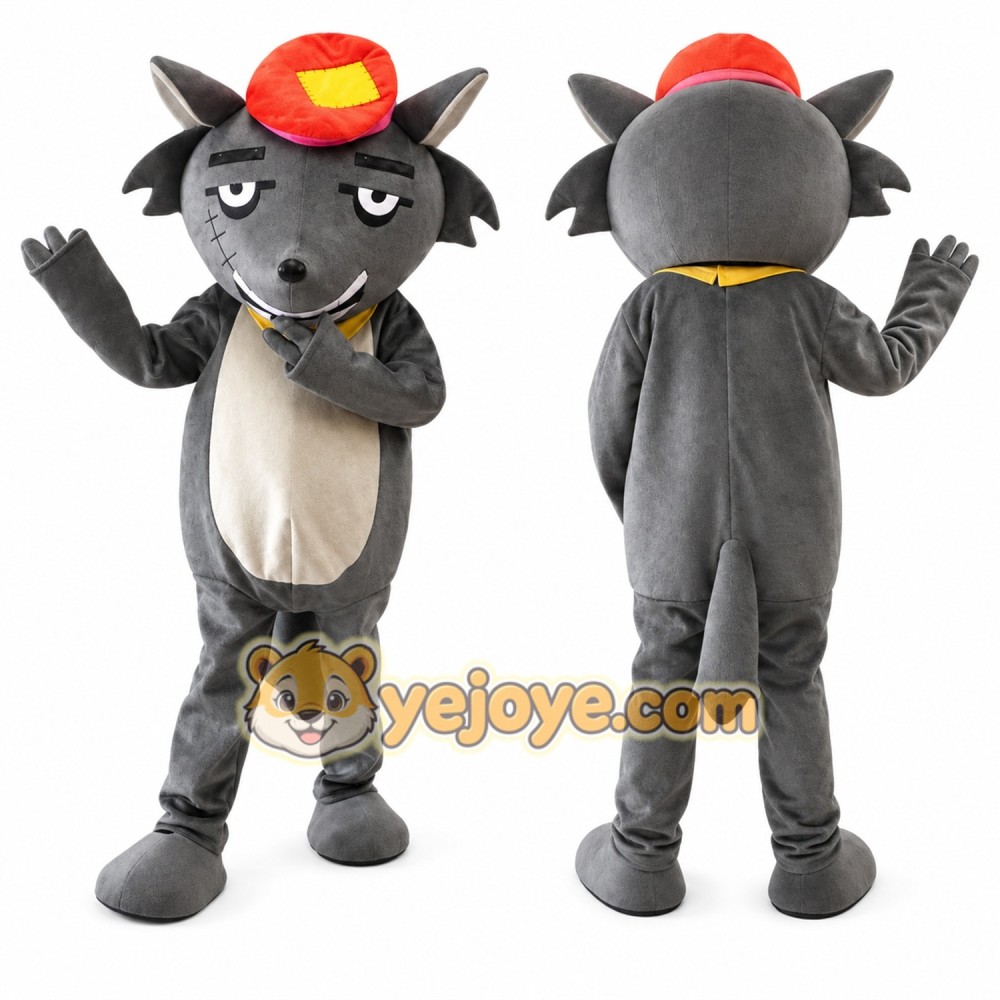 Gray Wolf Mascot Costume for Events and Promotions Gray Wolf Mascot Costume for Events and Promotions
