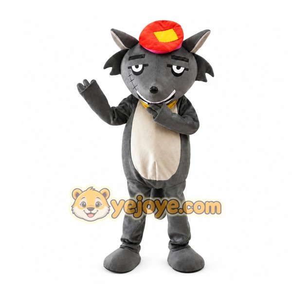 Gray Wolf Mascot Costume for Events and Promotions Gray Wolf Mascot Costume for Events and Promotions
